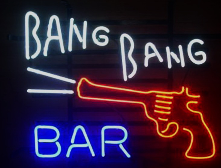 Bang Bang Bar Here Neon Sign